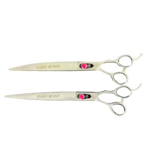 Hairy Beast Sakura 9" Straight Curve Scissor Set