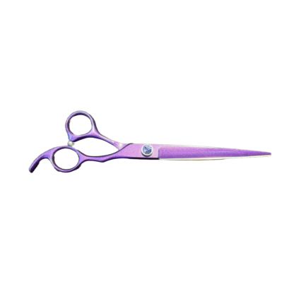 ONE OFF Test Scissors - Unbranded 7.5" Purple Straight Grooming Scissors