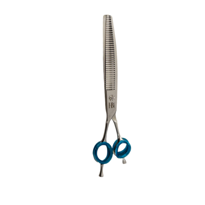 Hairy Beast left handed curved hunker texturising grooming scissors 8"