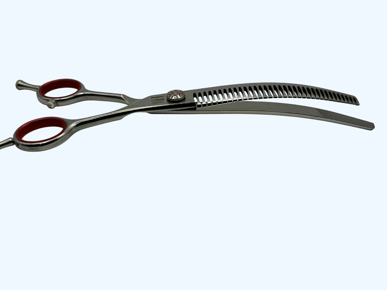 Hairy Beast Taifuu 7.5" 35 Tooth Curved Chunker Blender Ball Bearing Grooming Scissor - Image 6