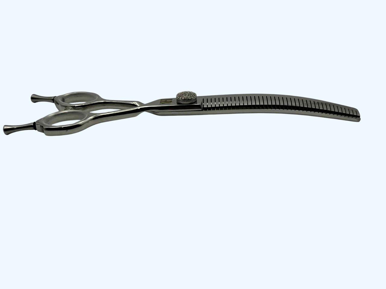 Hairy Beast Aubrey Curved Piano Tooth Fluffer 40 Tooth 7.0" Grooming Scissor - Image 4