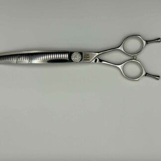 Hairy Beast Aubrey Curved Piano Tooth Fluffer 40 Tooth 7.0" Grooming Scissor